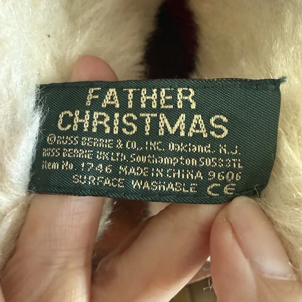 Russ Berrie Father Christmas Bear From The Past 14